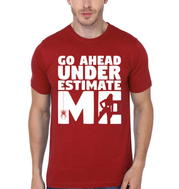 Underestimate Me Red T-Shirt