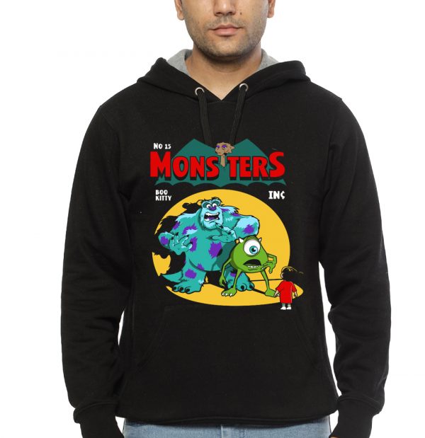 Mons-ters Inc Comic Black Hoodie