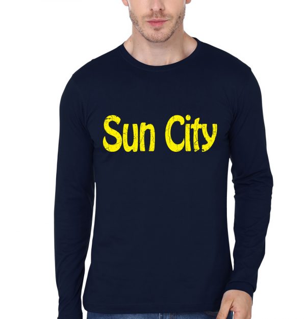 Sun City Navy Blue T-Shirt