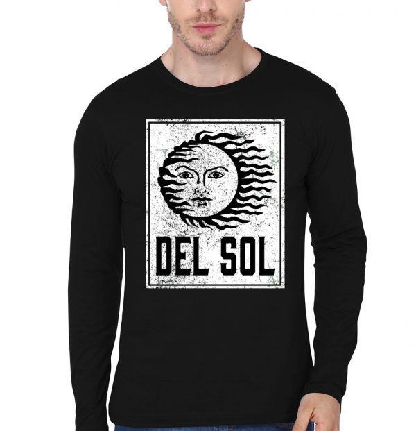 Del Sol - The Sun Tarot Design Black T-Shirt