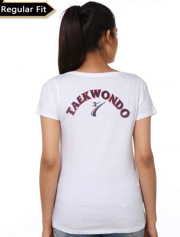 Taekwondo White T-Shirt - Image 2