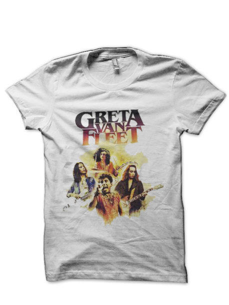 Greta Van Fleet White T-Shirt