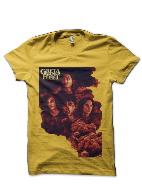Greta Van Fleet Yellow T-Shirt