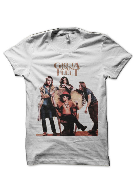 Greta Van Fleet White T-Shirt