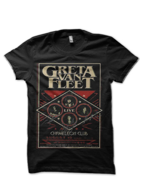 Greta Van Fleet Black T-Shirt