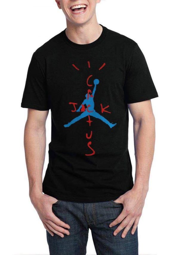 Air Jordan Cactus Jack Black T-Shirt.