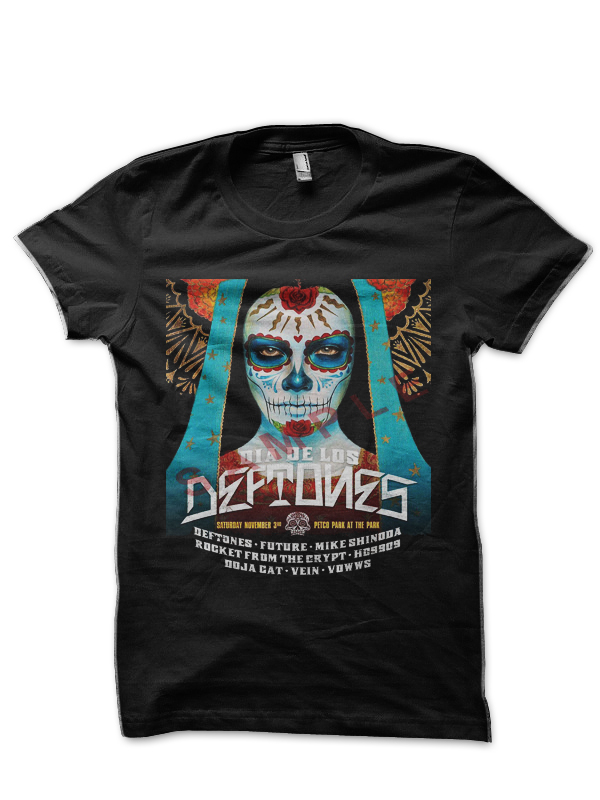 Deftones Black T-Shirt | Swag Shirts