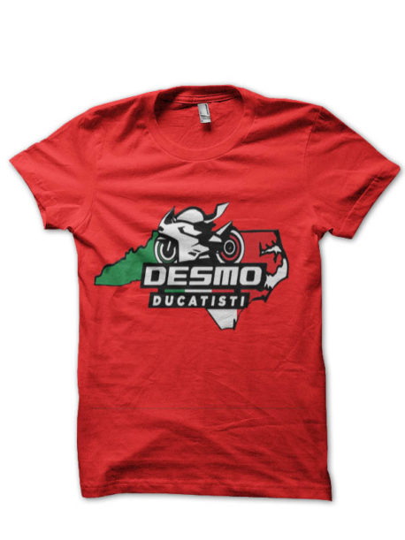 Ducati Motorcycles Red T-Shirt