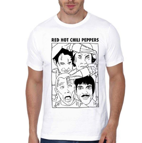 Red Hot Chili Peppers White T-Shirt