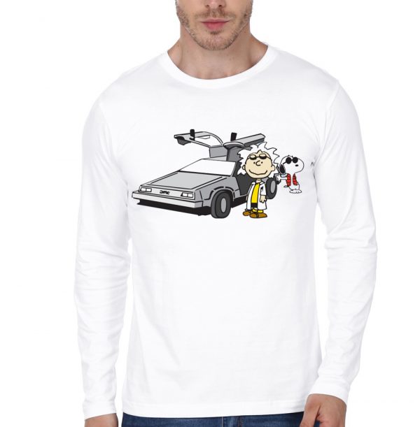 Back to the Future White T-Shirt