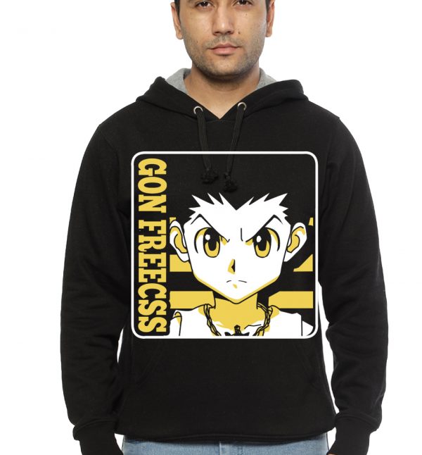 Anime Hunter X Hunter Gon Freecss Black Hoodie