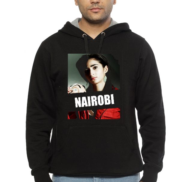 Nairobi La Casa de Papel Black Hoodie