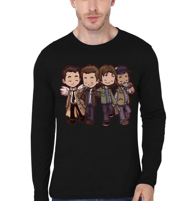 Supernatural Buddies Black T-Shirt