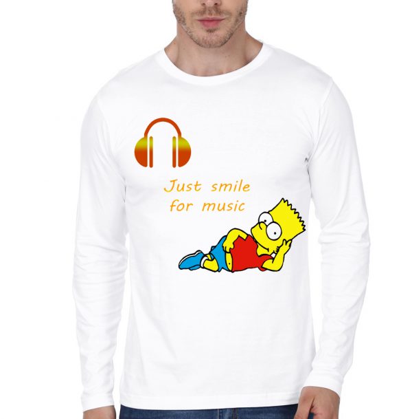 The Simpsons White  T-Shirt