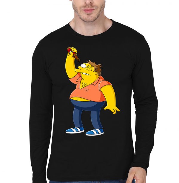 Barney Gumble Simpsons Black T-Shirt