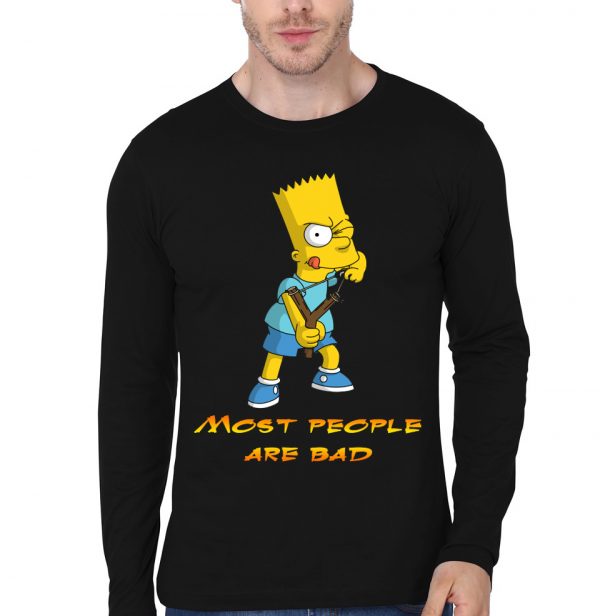 Simpsons Black T-Shirt