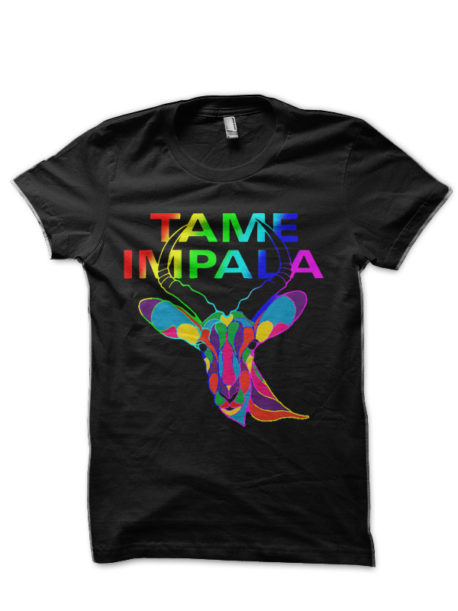 Tame Impala Half Sleeve Black T-Shirt