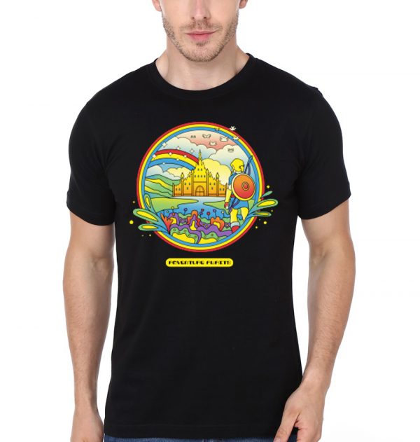 Trippy Adventurer Black T-Shirt