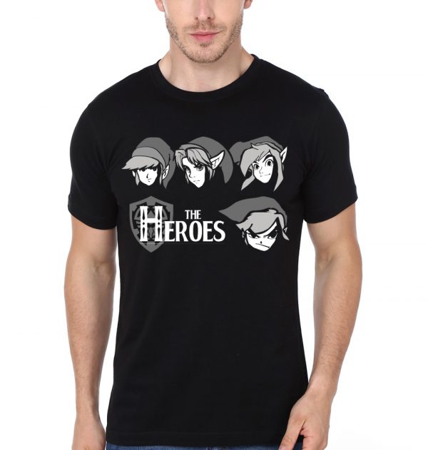 The Heroes Black T-Shirt