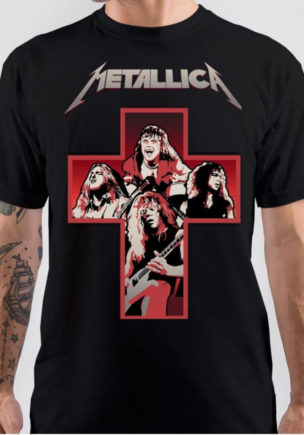 Metallica Half Sleeve Black T-Shirt