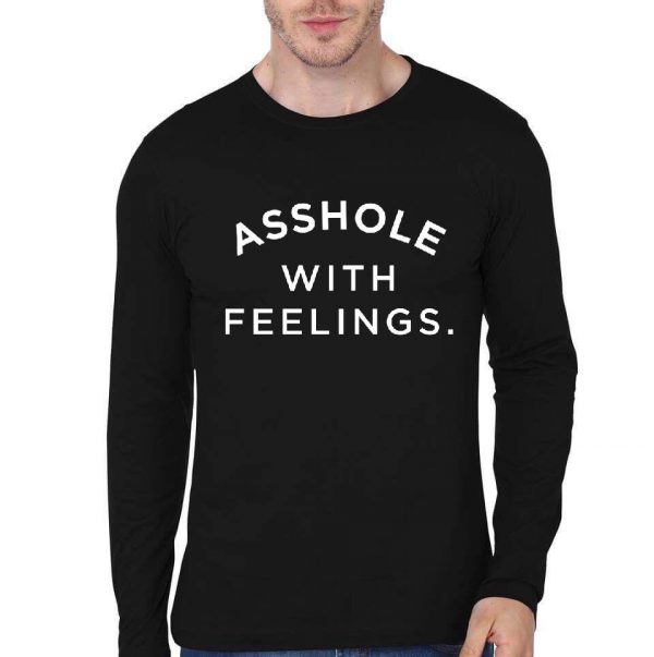 Asshole With Feelings T-Shirt - Image 2