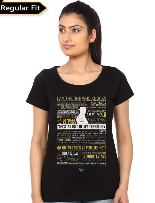 Breaking Bad Half sleeve Girls T-Shirt