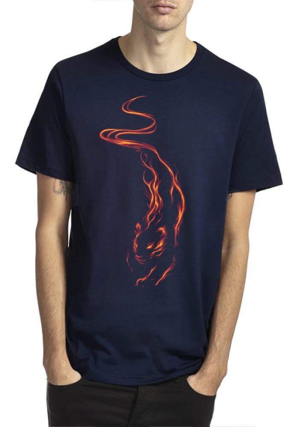 Fire Cat T-Shirt - Image 2