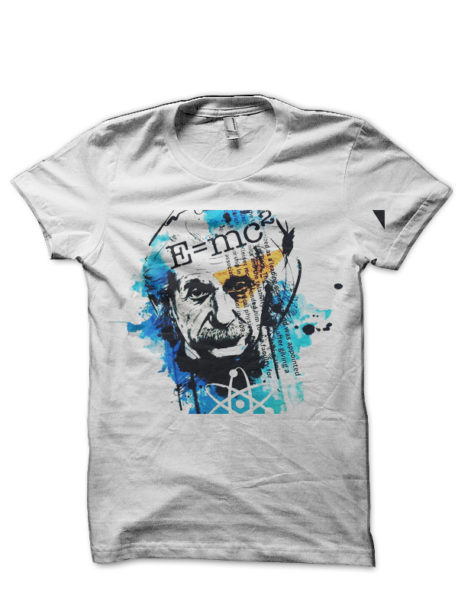 Albert Einstein White T-Shirt | Swag Shirts