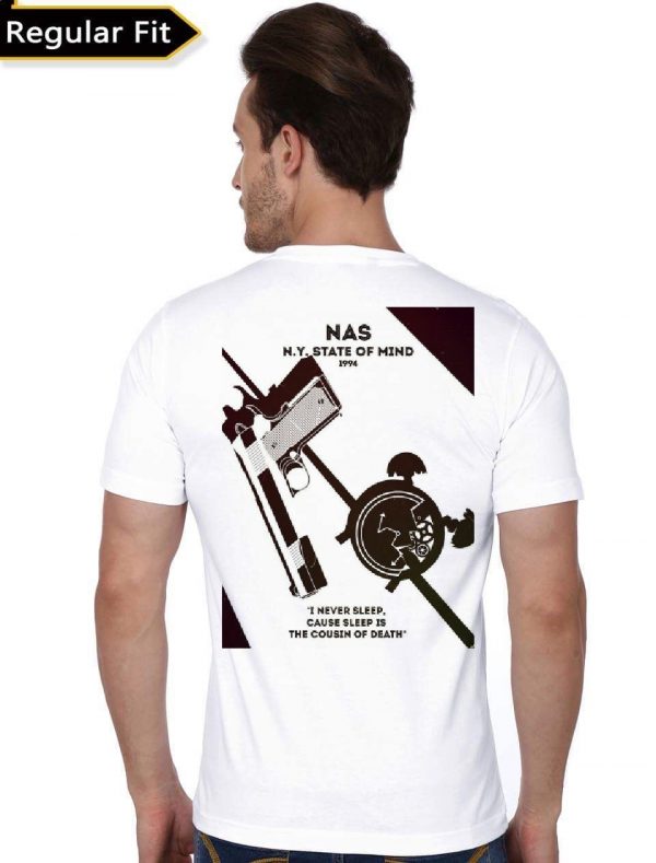 NAS The Message Rapper T-Shirt - Image 3