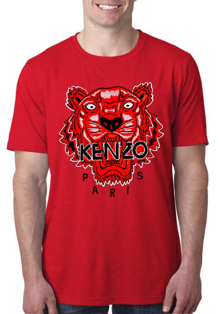 red kenzo shirt