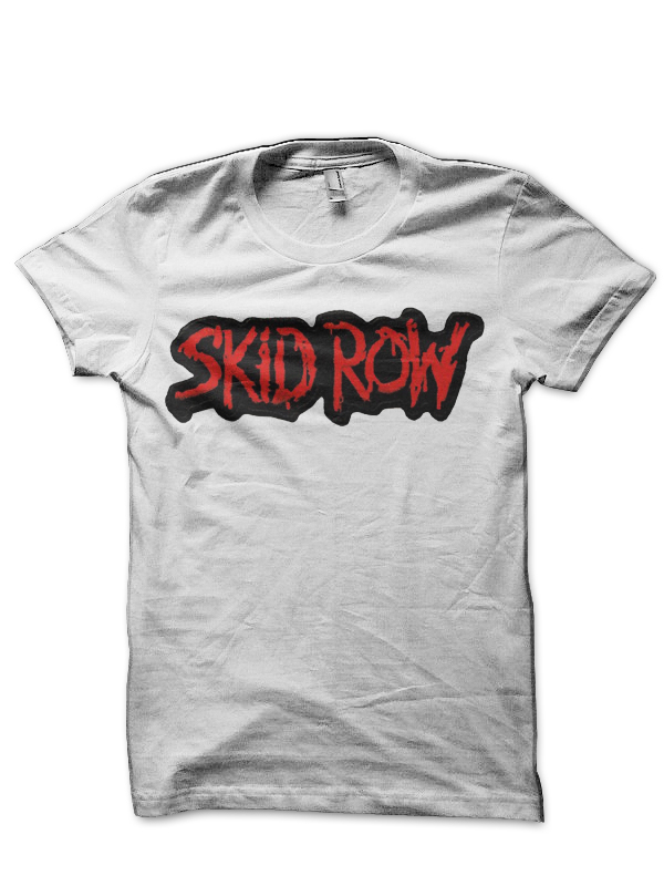 Skid Row White T-Shirt - Swag Shirts