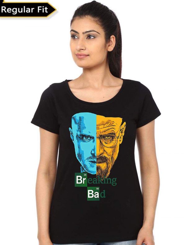 Breaking Bad Half sleeve Girls T-Shirt