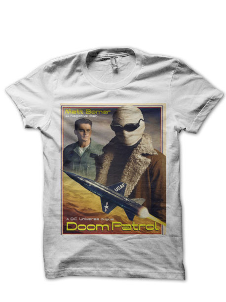 Doom Patrol Half Sleeve White T-Shirt