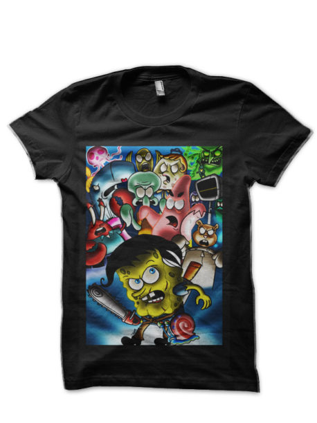 Spongebob Half Sleeve T-Shirt