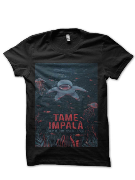 Tame Impala Half Sleeve Black T-Shirt