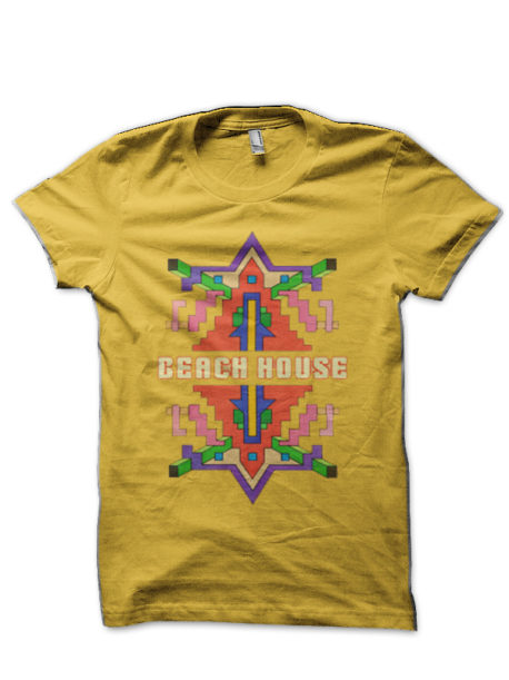 Beach House //\\ Retro Psychedelic Design T-Shirt