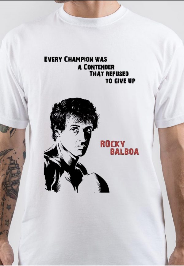 Rocky Balboa Quote T-Shirt - Image 2