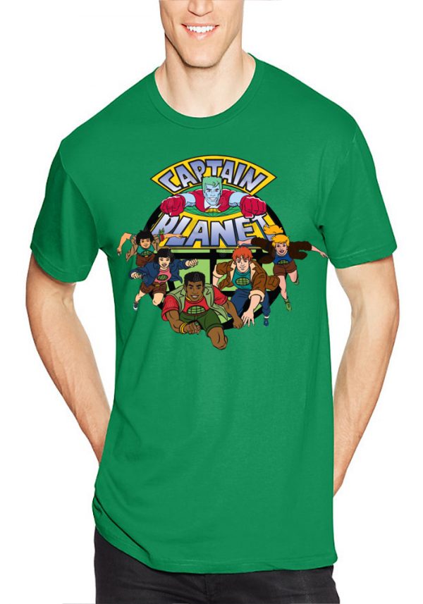 Captain Planet Green T-Shirt