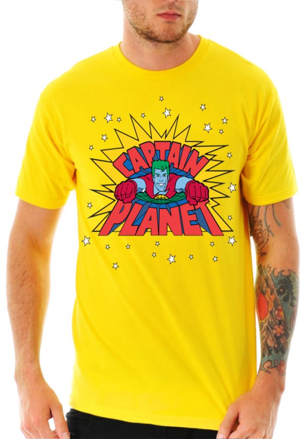 Captain Planet Yellow T-Shirt