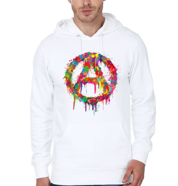 Anarchy White Hoodie