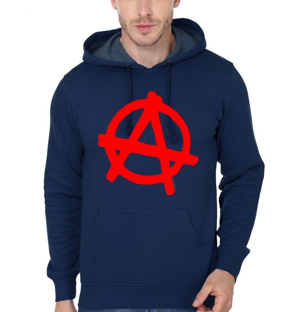 Anarchy Navy Blue Hoodie