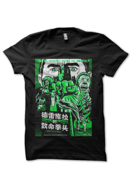 Dracula Half Sleeve Black T-Shirt