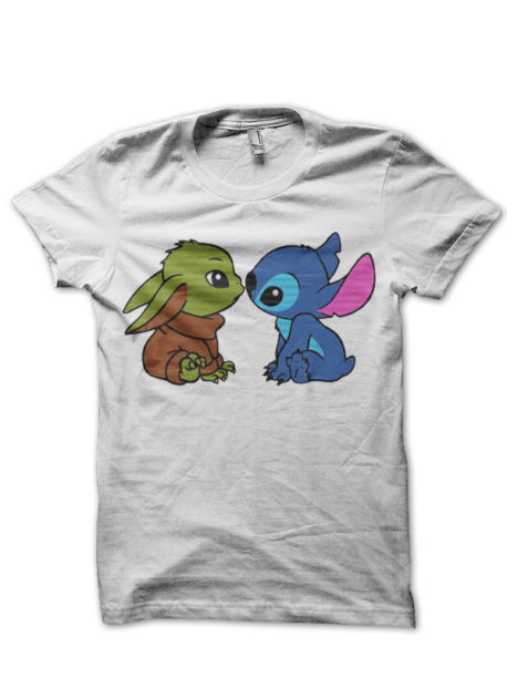 The Mandalorian Half Sleeve White T-Shirt