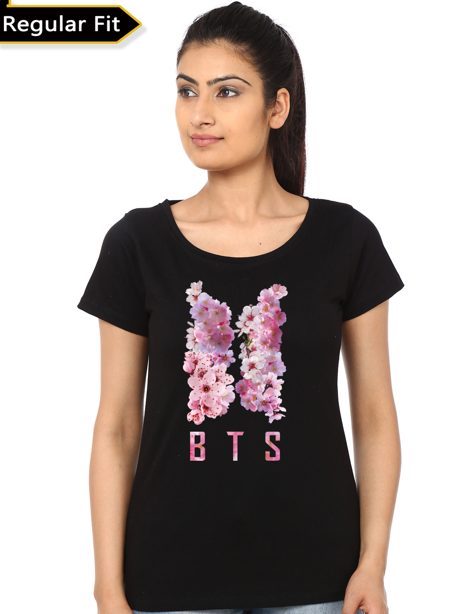 Buy STYLECAT Forever Bangtan Boys Merchandise - BTS Logo Doodle - Printed  Cotton Round Neck T-Shirt | Graphic Printing (Color - Black) | Jimin  Jungkook and J-Hope | (Size - S) at Amazon.in