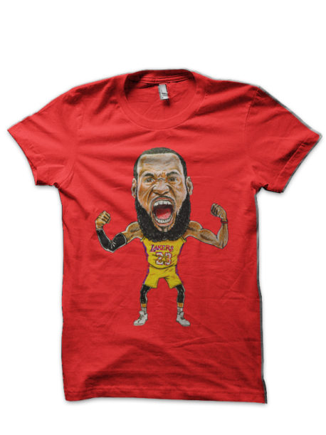 LeBron James Block On Andre Iguodala T-Shirt