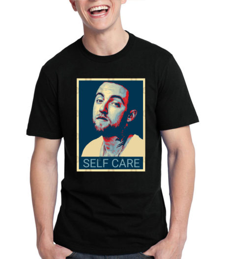 Mac Miller Half Sleeve Black T-Shirt