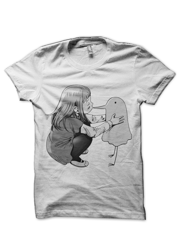 Oyasumi Punpun – Aiko's Kiss (Grayscale) _042 T-Shirt