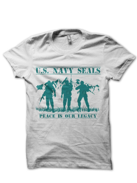 Special Forces Half Sleeve White T-Shirt