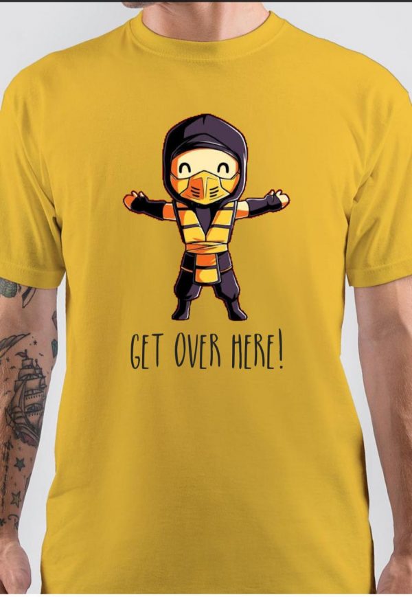 Get Over Here Scorpion Mortal Kombat T-Shirt