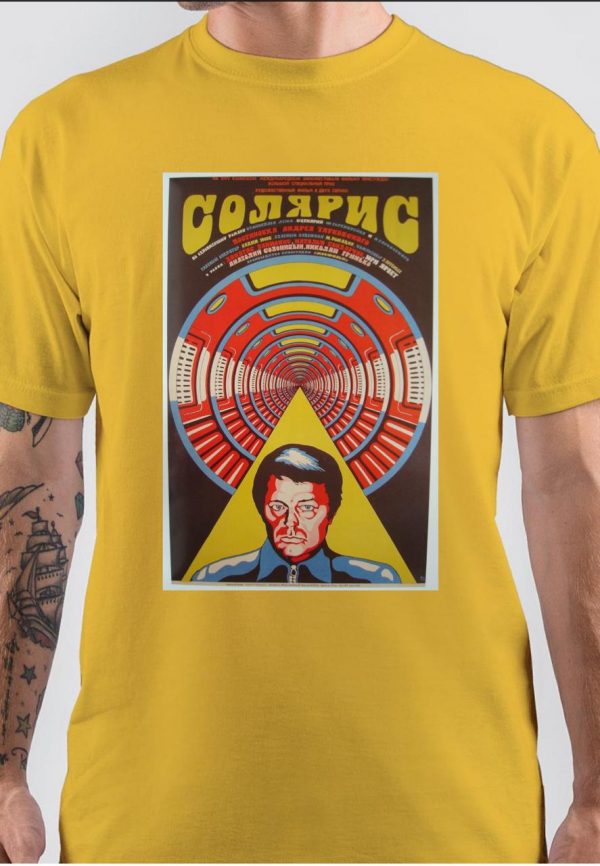 Solaris Movie Half Sleeve Yellow T-Shirt